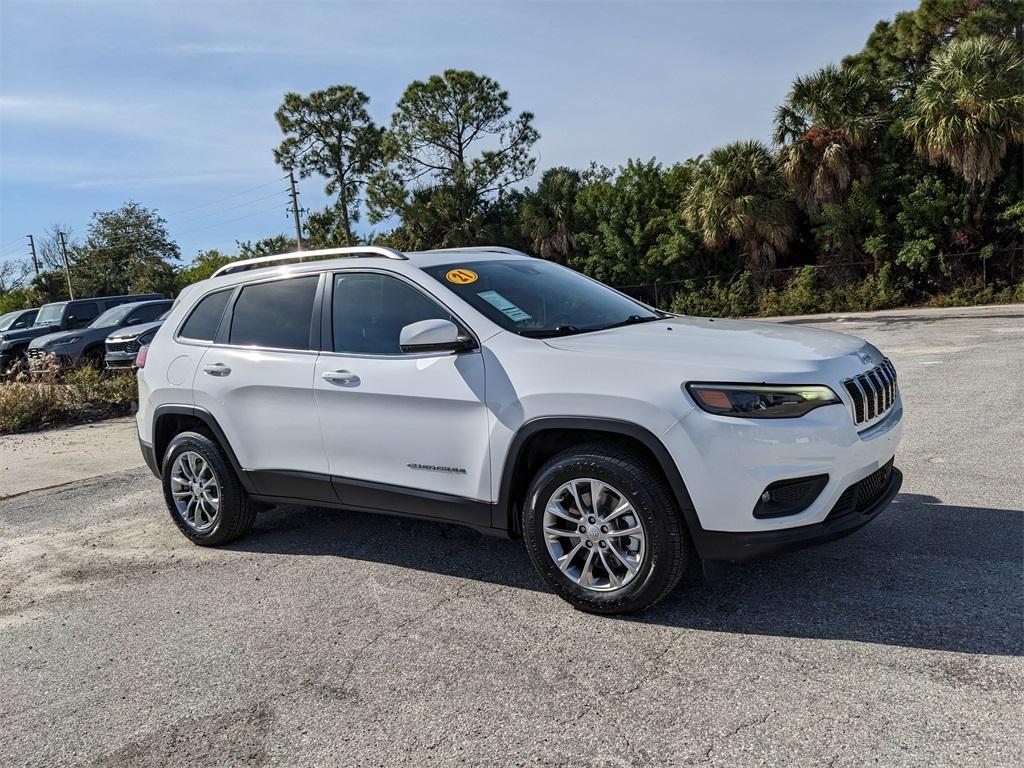 used 2021 Jeep Cherokee car, priced at $19,861