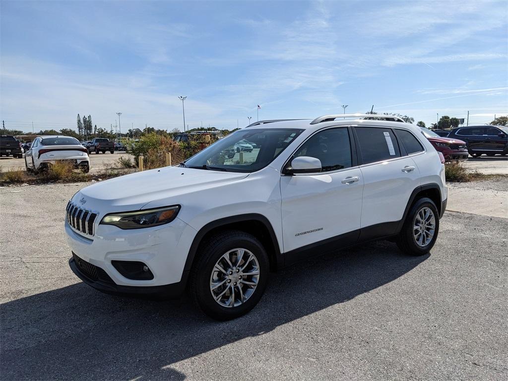 used 2021 Jeep Cherokee car, priced at $19,861