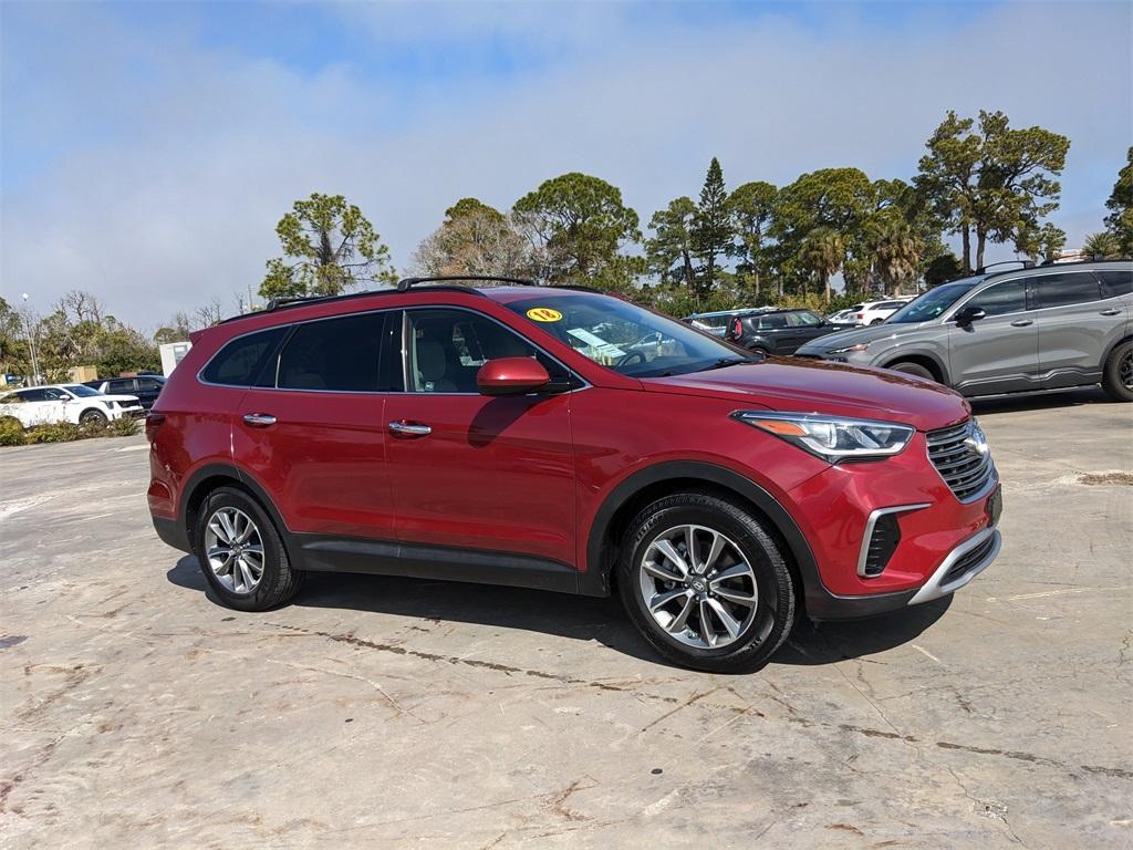 used 2018 Hyundai Santa Fe car, priced at $12,702
