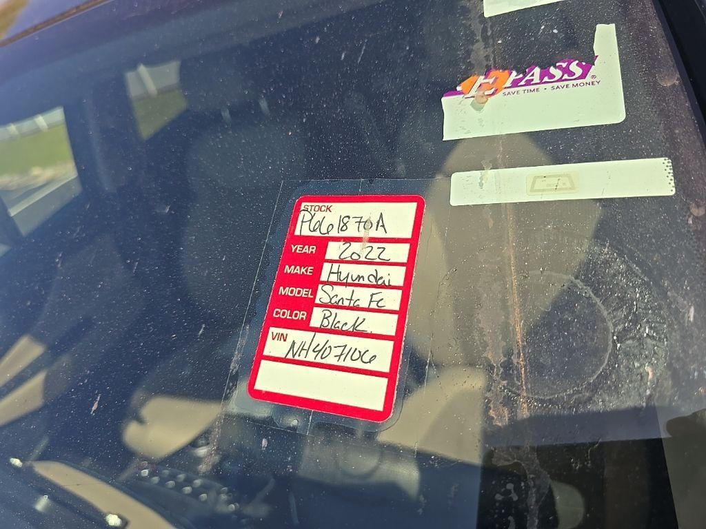 used 2022 Hyundai Santa Fe car, priced at $17,991