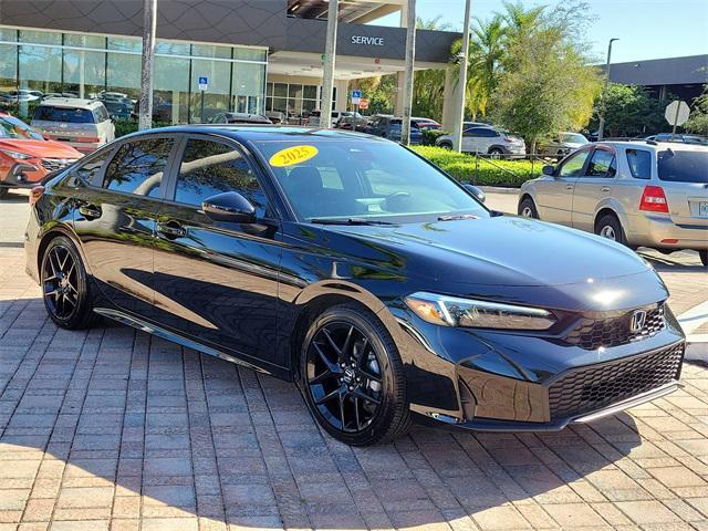 used 2025 Honda Civic car, priced at $26,994