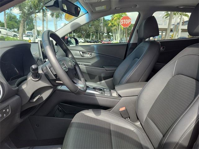 used 2021 Hyundai Kona EV car, priced at $15,850