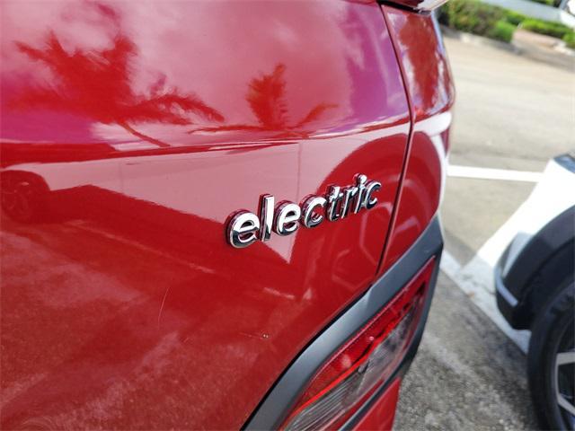 used 2021 Hyundai Kona EV car, priced at $15,850