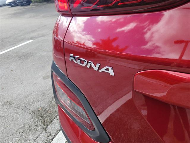 used 2021 Hyundai Kona EV car, priced at $15,850