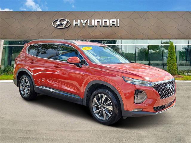 used 2019 Hyundai Santa Fe car, priced at $15,614