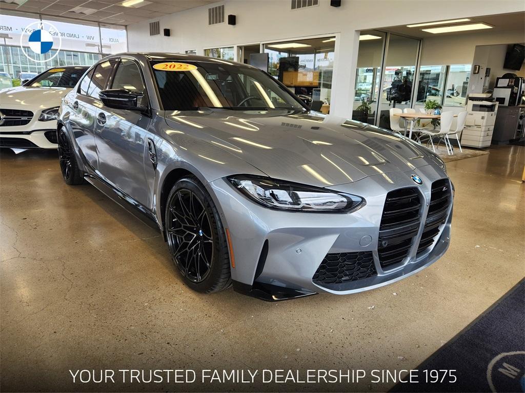 used 2022 BMW M3 car, priced at $82,534