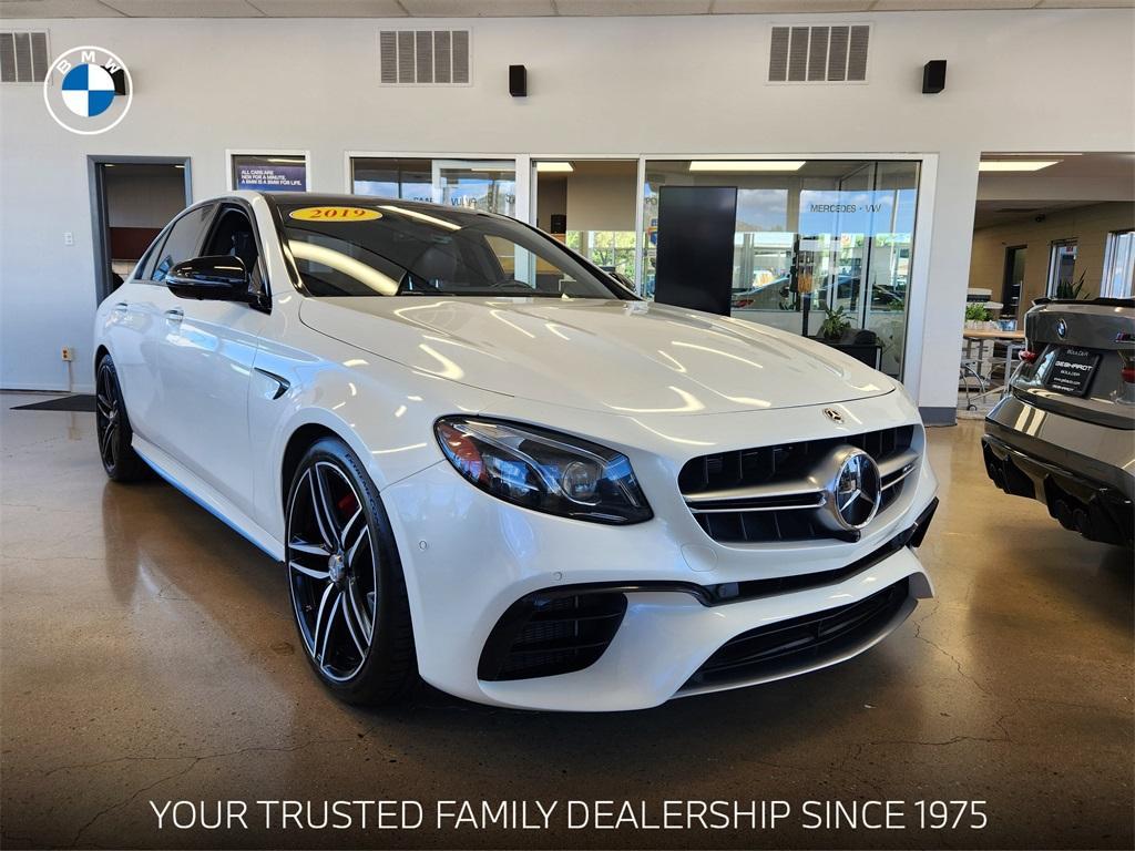 used 2019 Mercedes-Benz AMG E 63 car, priced at $54,978