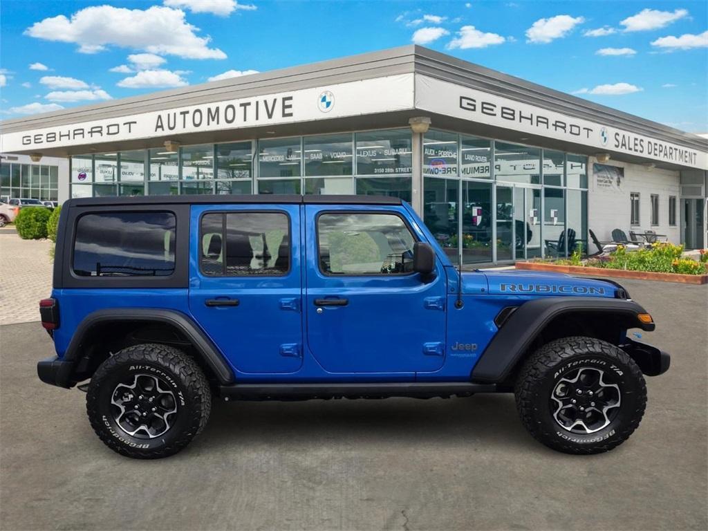used 2021 Jeep Wrangler Unlimited 4xe car, priced at $33,404