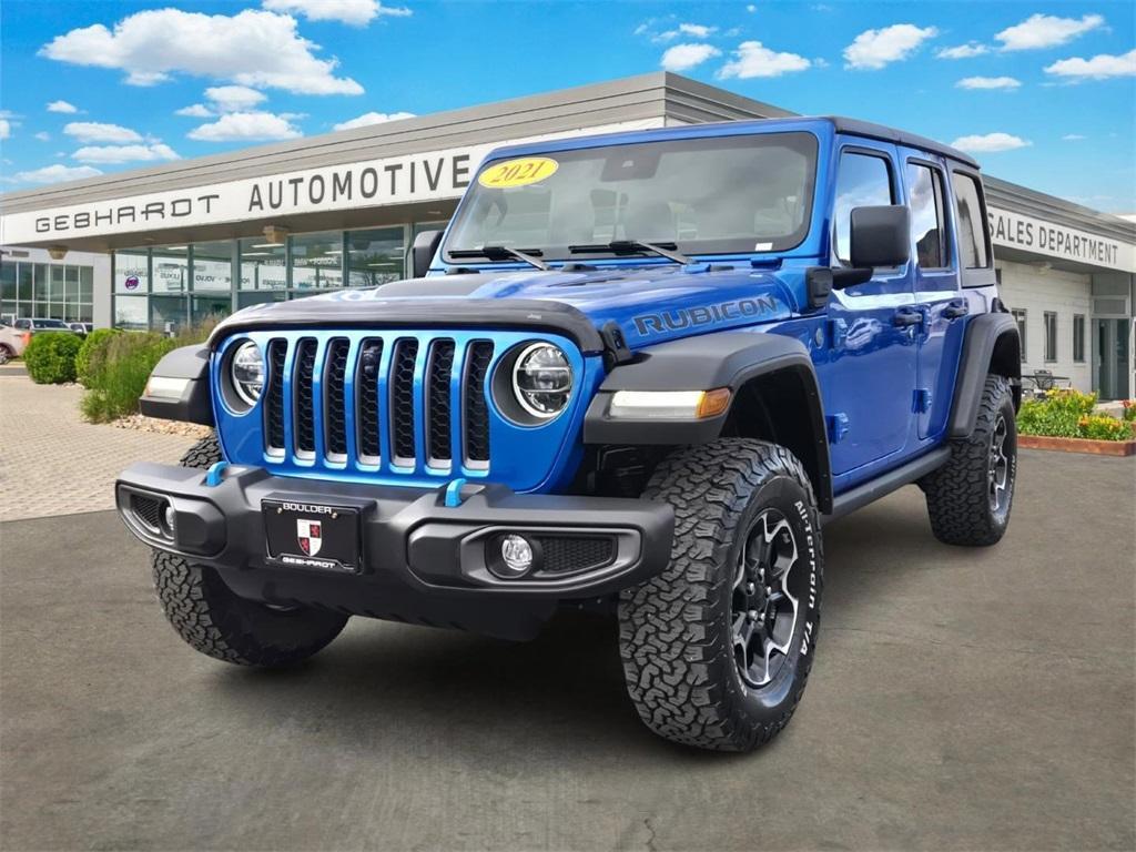used 2021 Jeep Wrangler Unlimited 4xe car, priced at $33,404