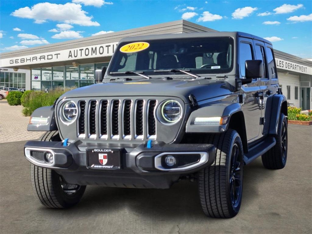 used 2022 Jeep Wrangler Unlimited 4xe car, priced at $28,978