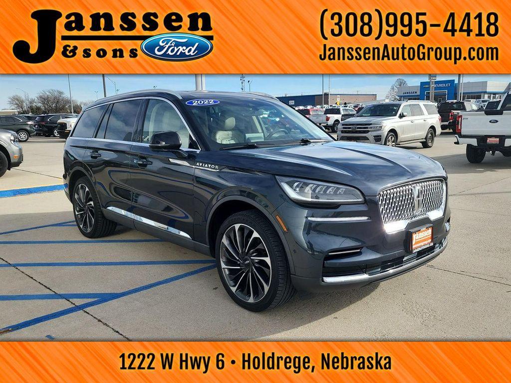 used 2022 Lincoln Aviator car, priced at $39,995