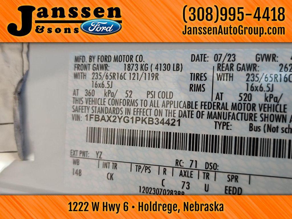 used 2023 Ford Transit-350 car, priced at $36,995