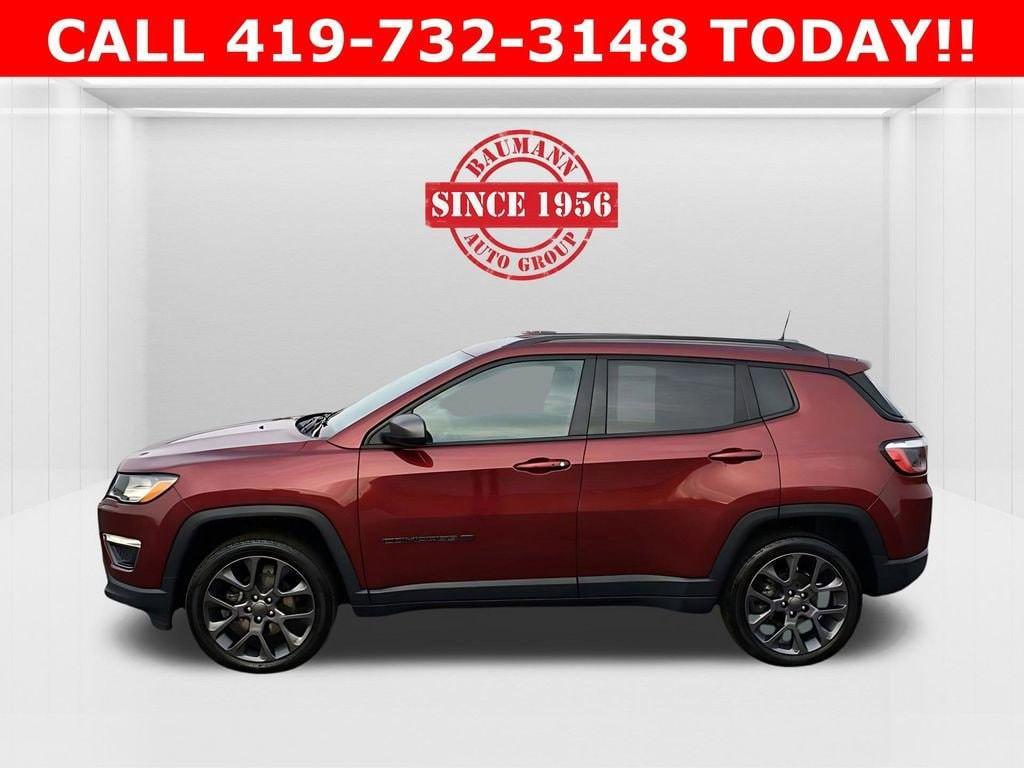 used 2021 Jeep Compass car, priced at $19,845