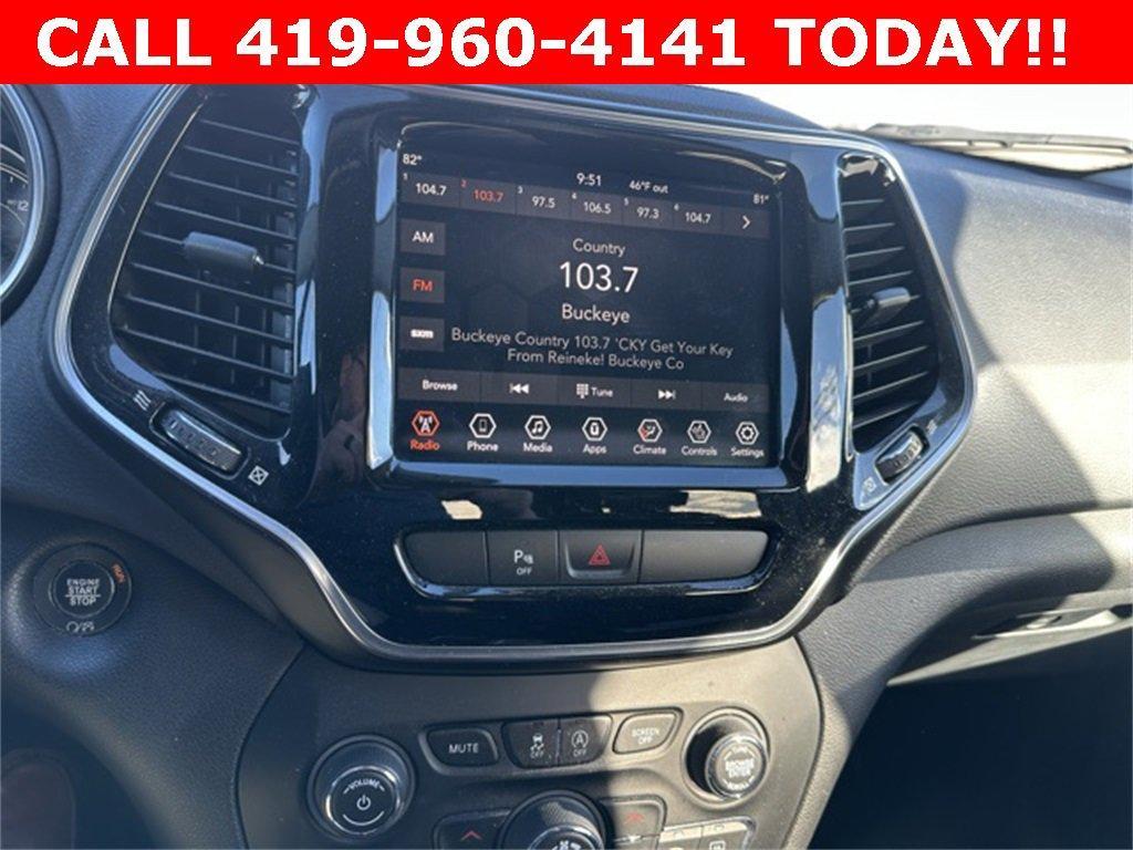 used 2019 Jeep Cherokee car, priced at $17,200