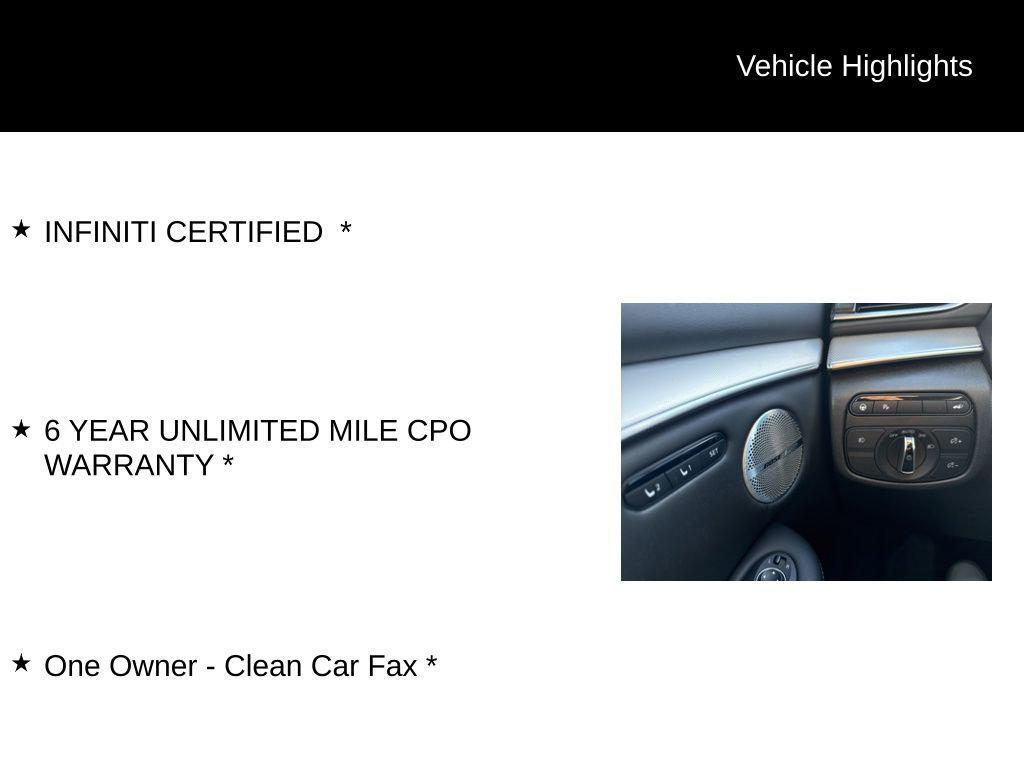 used 2022 INFINITI QX50 car, priced at $27,995