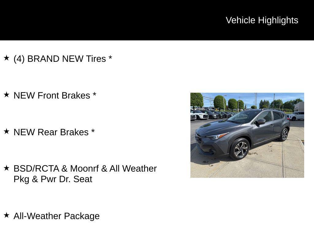 used 2024 Subaru Crosstrek car, priced at $25,370