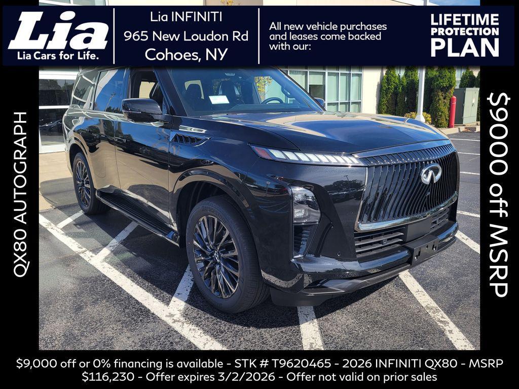 new 2026 INFINITI QX80 car, priced at $116,230