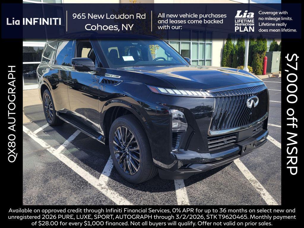 new 2026 INFINITI QX80 car, priced at $116,230