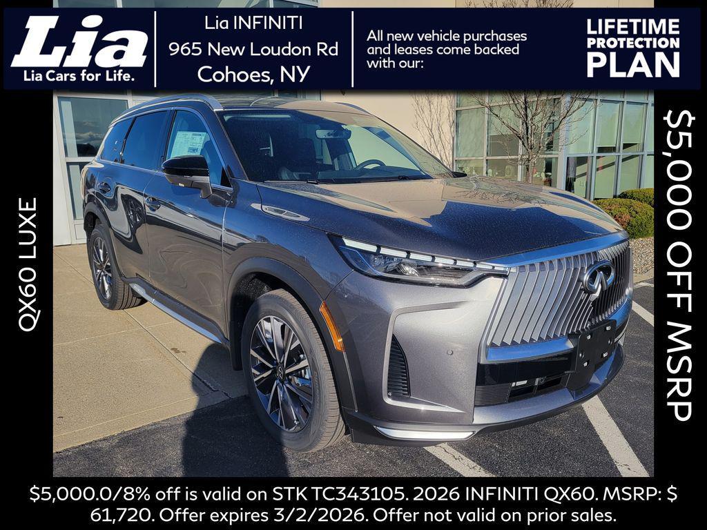 new 2026 INFINITI QX60 car, priced at $61,270