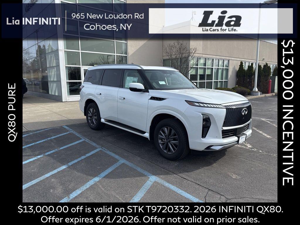new 2026 INFINITI QX80 car, priced at $90,975