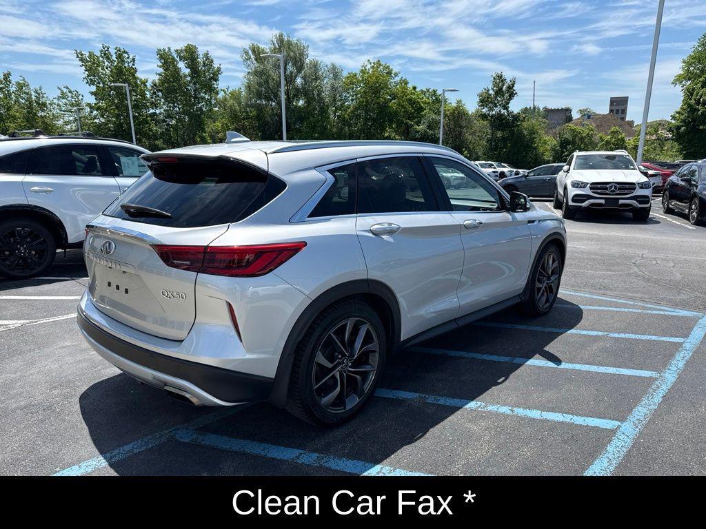 used 2021 INFINITI QX50 car, priced at $27,670