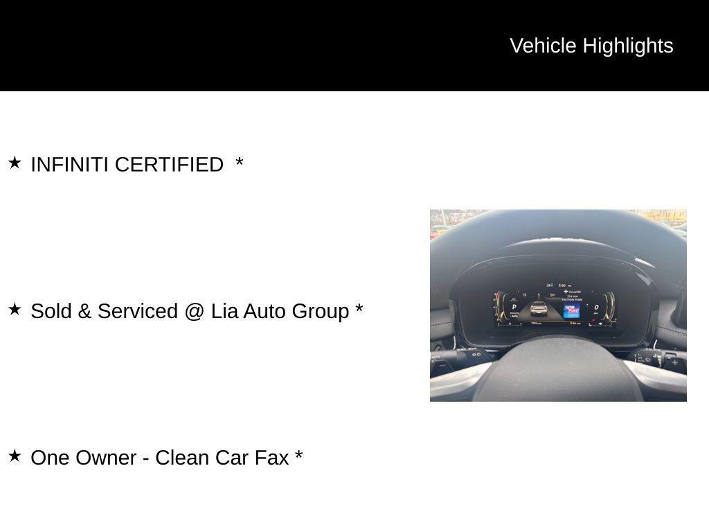 used 2026 INFINITI QX60 car, priced at $48,495