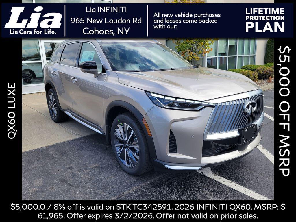 new 2026 INFINITI QX60 car, priced at $61,965