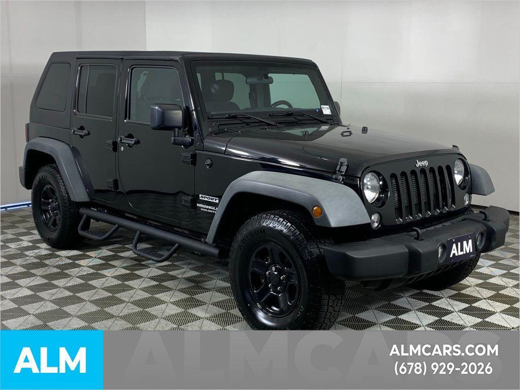 used 2016 Jeep Wrangler Unlimited car, priced at $17,620