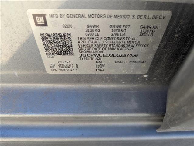 used 2020 Chevrolet Silverado 1500 car, priced at $24,455