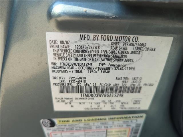 used 2008 Ford Taurus X car, priced at $7,995