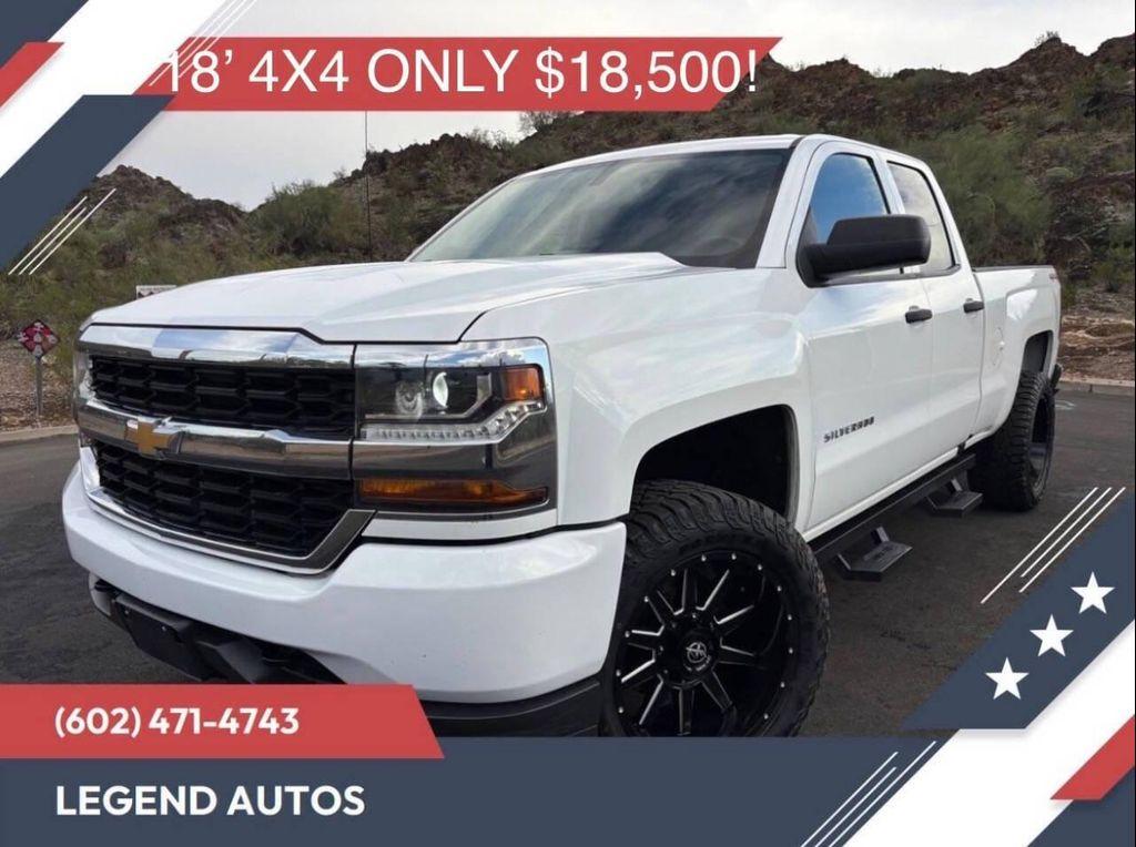 used 2018 Chevrolet Silverado 1500 car, priced at $18,500