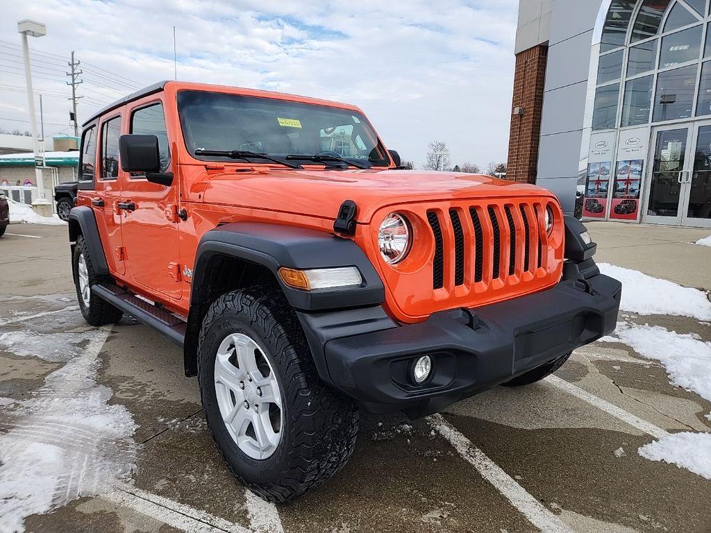 used 2020 Jeep Wrangler Unlimited car, priced at $17,481