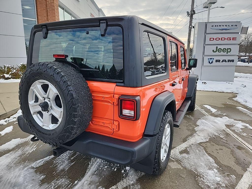 used 2020 Jeep Wrangler Unlimited car, priced at $17,481
