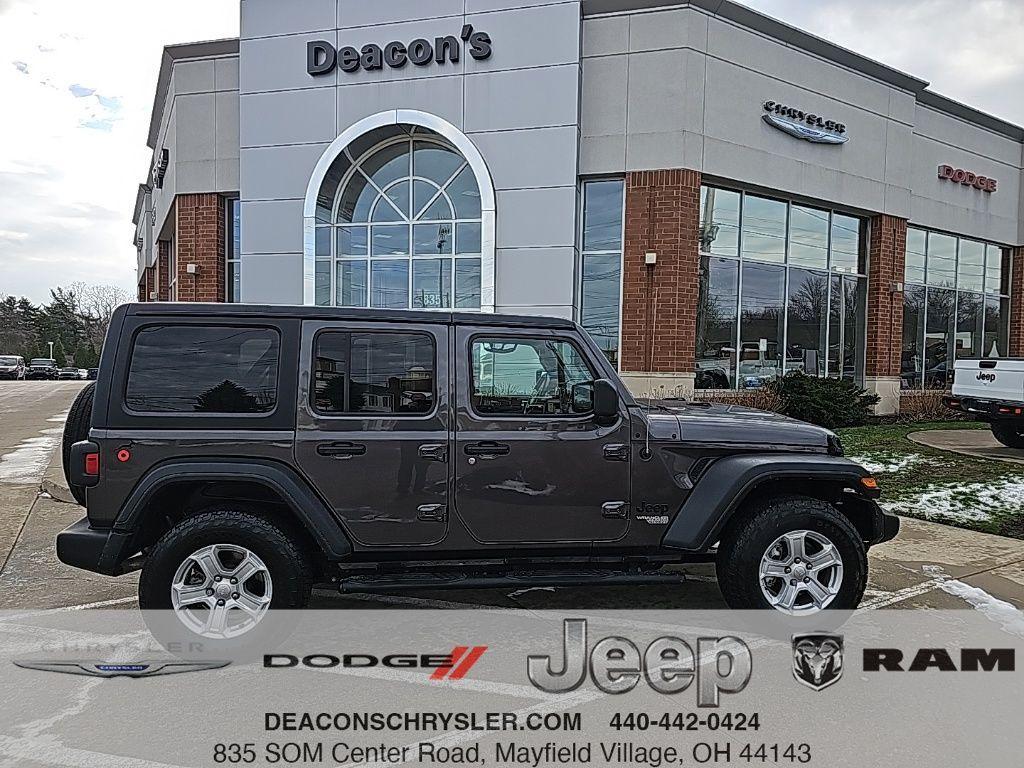 used 2021 Jeep Wrangler Unlimited car, priced at $25,481