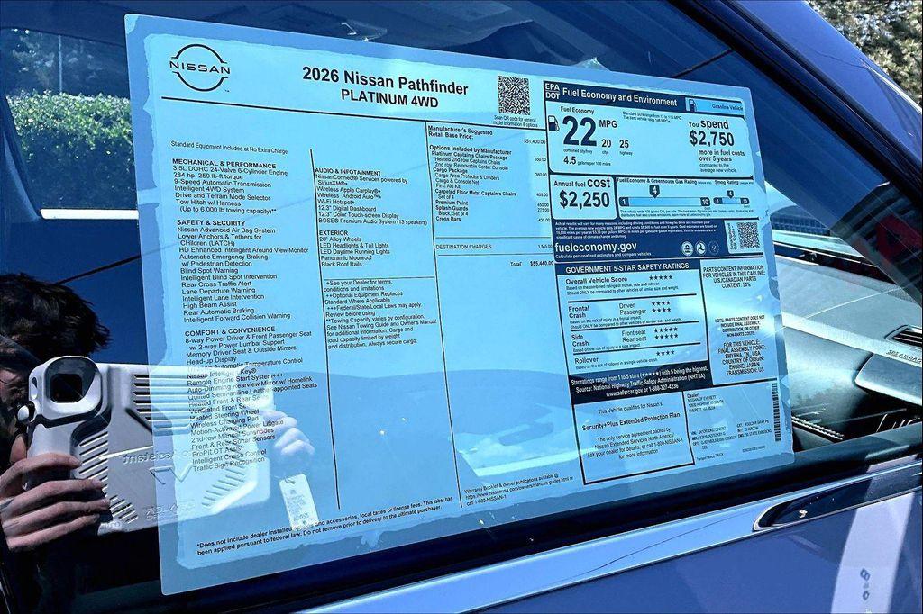 new 2026 Nissan Pathfinder car, priced at $49,339