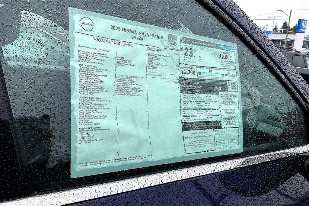 new 2025 Nissan Pathfinder car, priced at $35,895