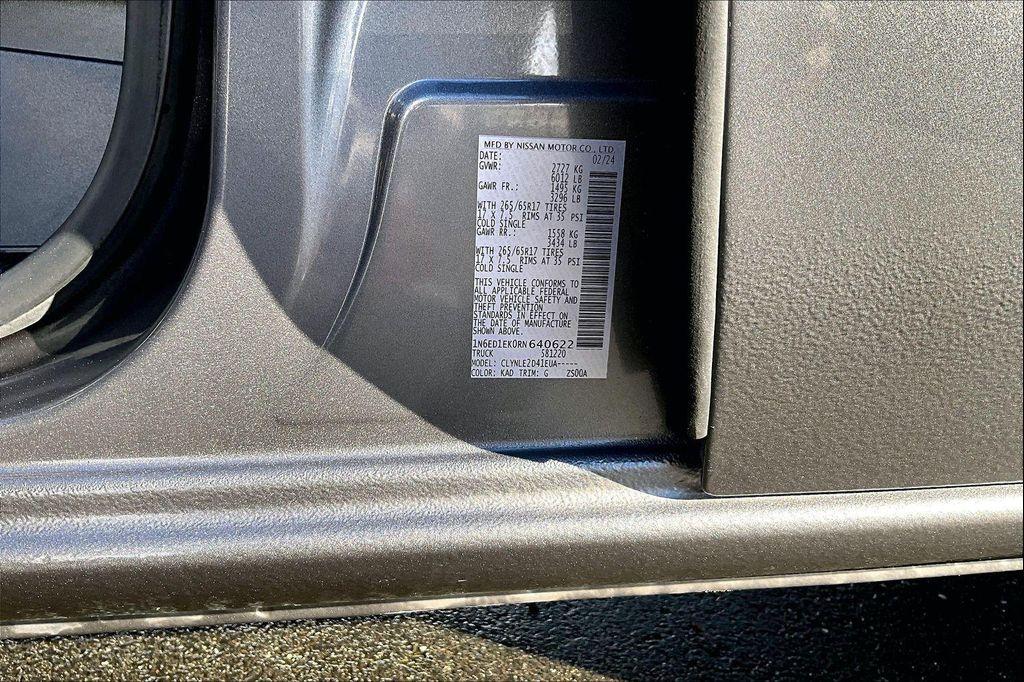 used 2024 Nissan Frontier car, priced at $36,777