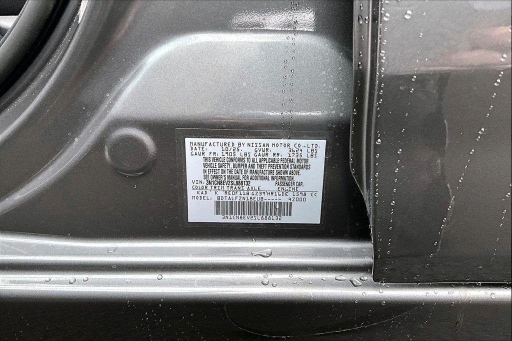 new 2025 Nissan Versa car, priced at $20,670