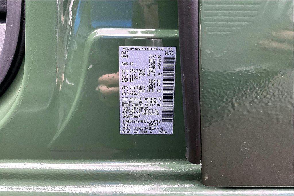 new 2026 Nissan Frontier car, priced at $41,032