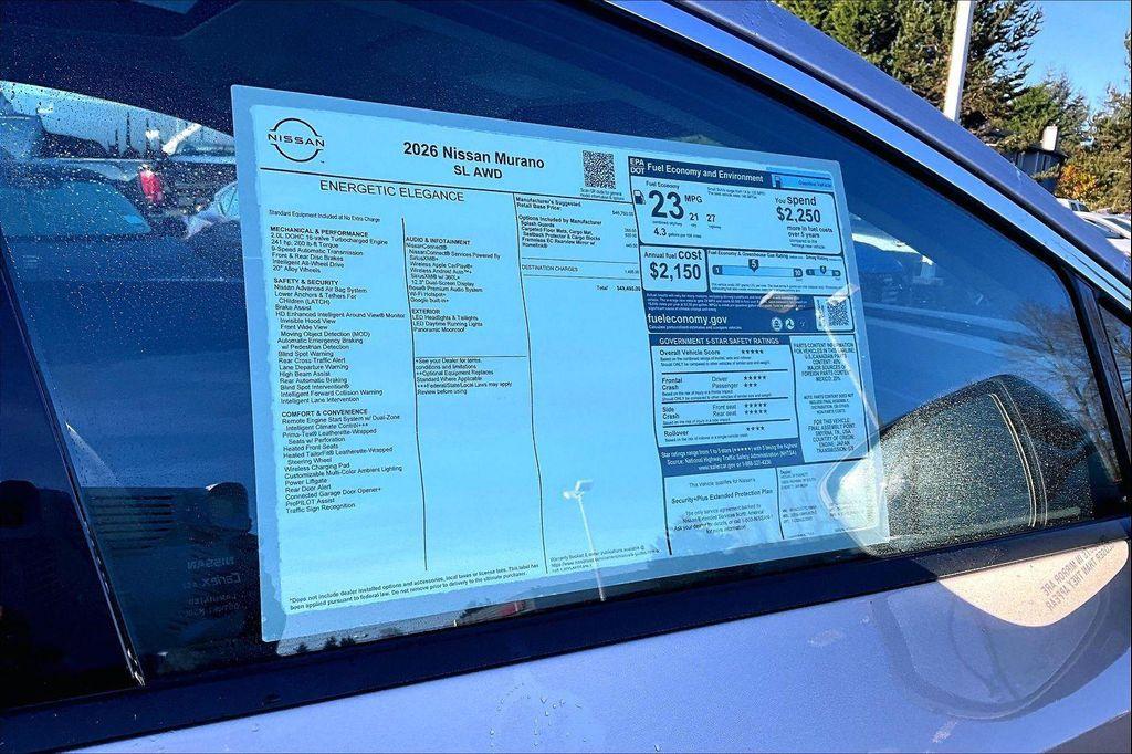 new 2026 Nissan Murano car, priced at $42,109