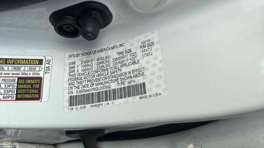 used 2016 Honda CR-V car, priced at $16,500