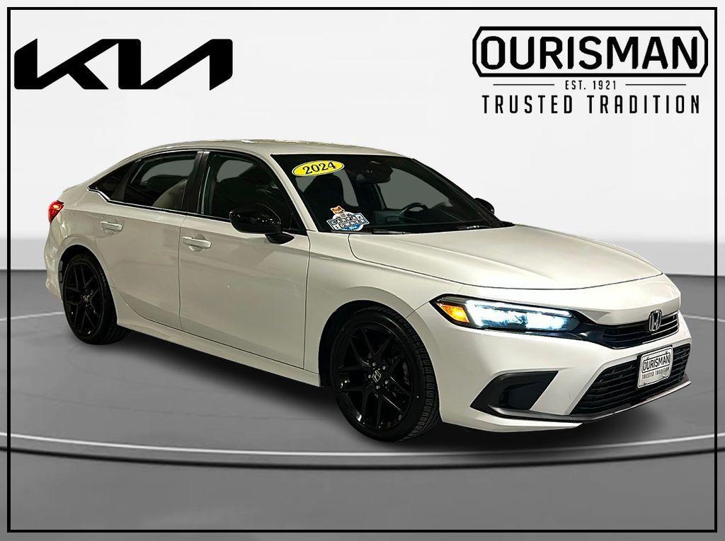 used 2024 Honda Civic car, priced at $23,500