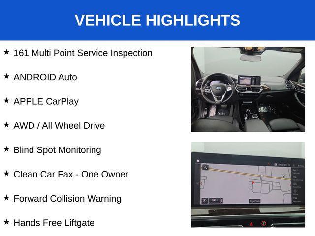 used 2023 BMW X3 car, priced at $39,035