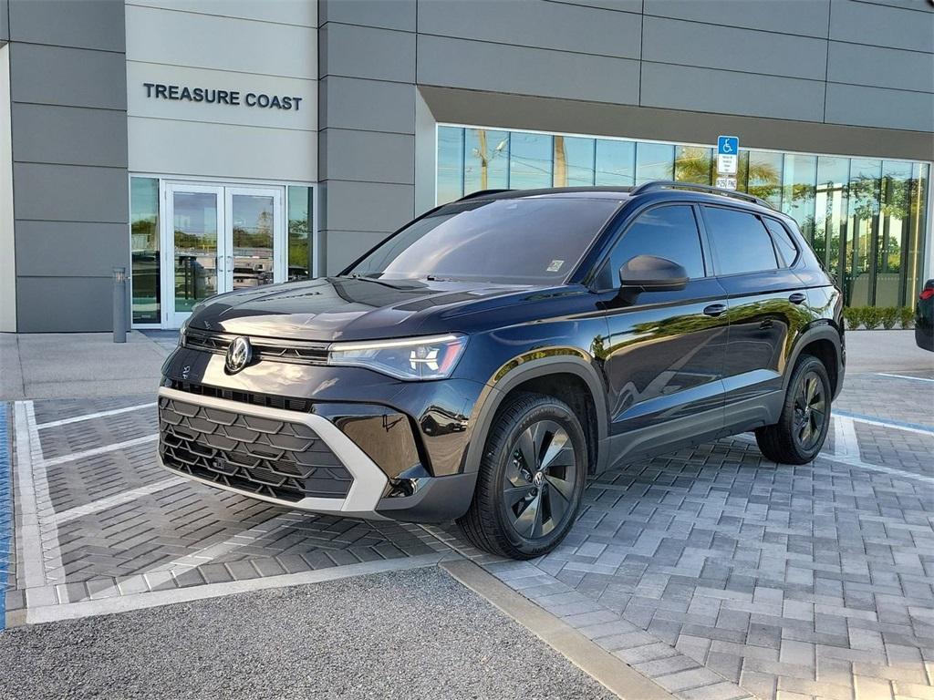 used 2025 Volkswagen Taos car, priced at $22,997