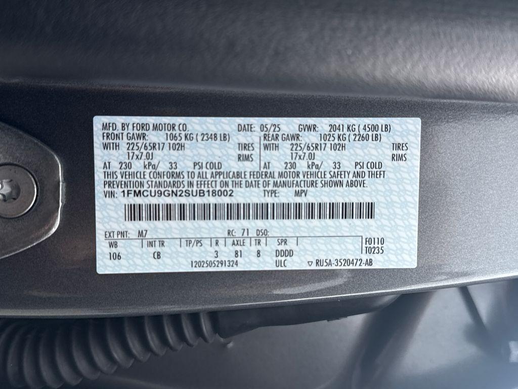 used 2025 Ford Escape car, priced at $23,700