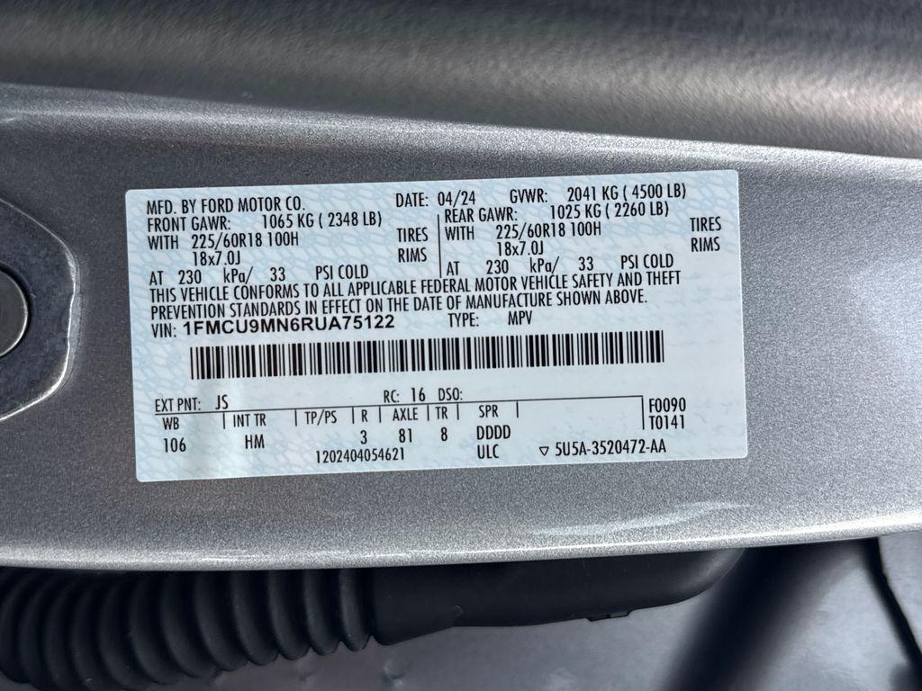 used 2024 Ford Escape car, priced at $21,500