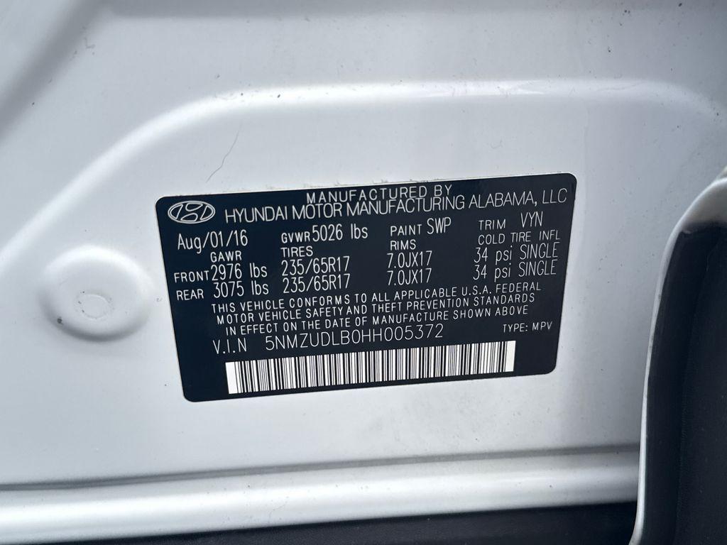 used 2017 Hyundai Santa Fe Sport car, priced at $12,000