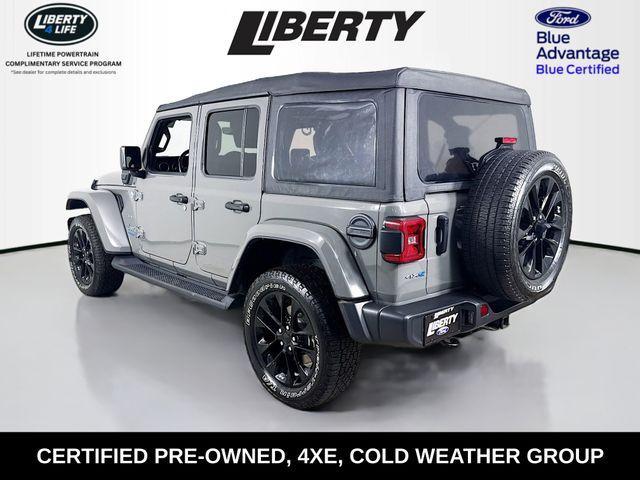 used 2021 Jeep Wrangler Unlimited 4xe car, priced at $28,000