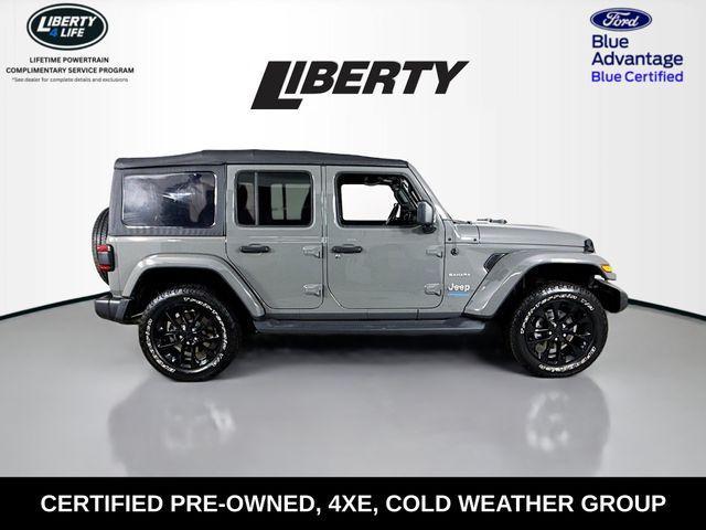 used 2021 Jeep Wrangler Unlimited 4xe car, priced at $28,000