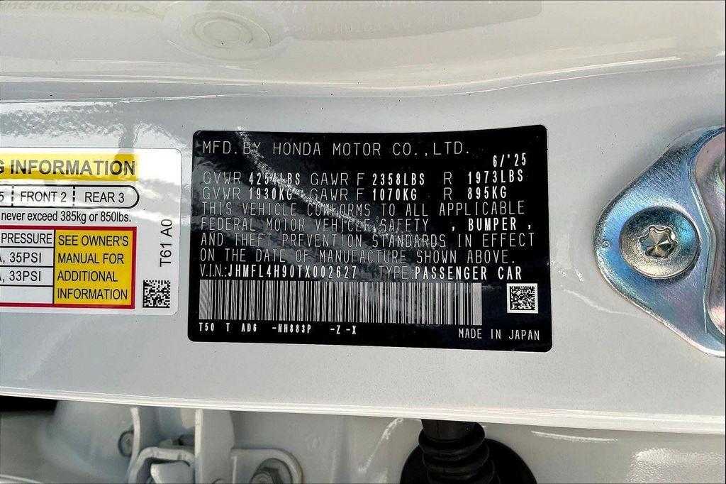 new 2026 Honda Civic Hybrid car, priced at $33,376